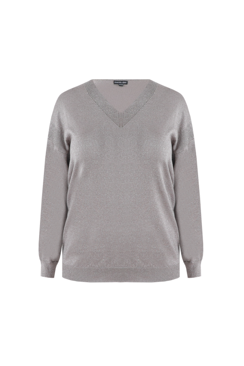 Kirsten knit pullover - Bronze & Sand