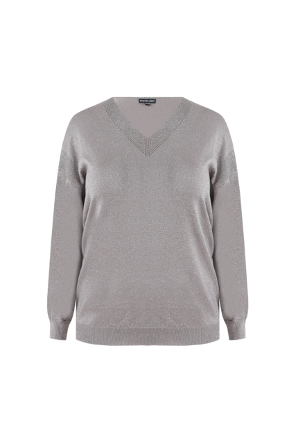 Kirsten knit pullover - Bronze & Sand