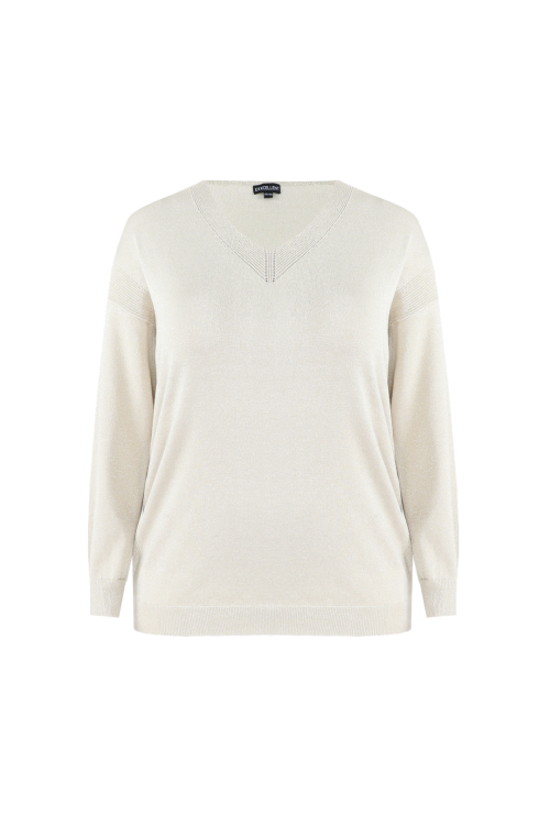 Kirsten knit pullover - Bronze & Sand