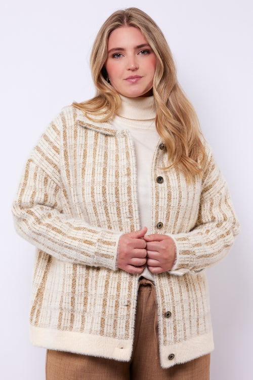 Melany knit cardigan - Wool white