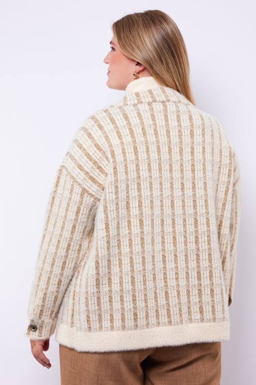 Melany knit cardigan - Wool white