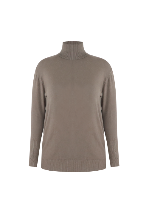 Amira knit pullover - Black | Bronze | Wool white