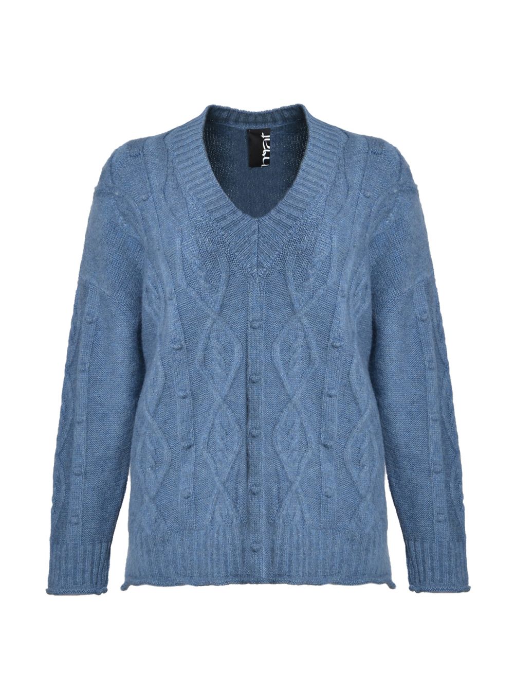Blauwe knit jumper - Mat Fashion