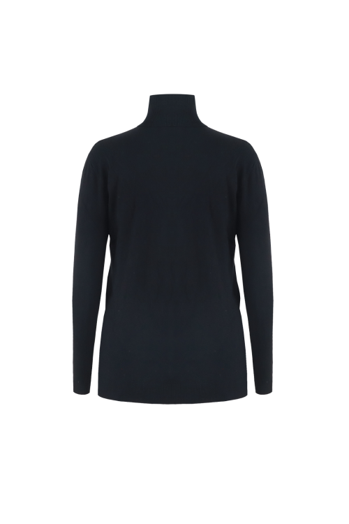 Amira knit pullover - Black | Bronze | Wool white