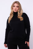 Amira knit pullover - Black | Bronze | Wool white
