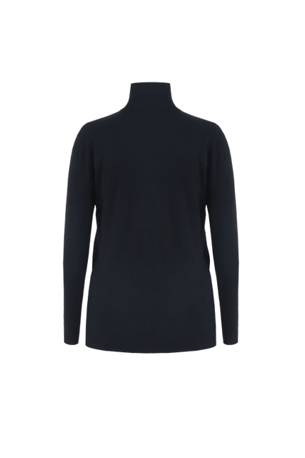 Amira knit pullover - Black | Bronze | Wool white